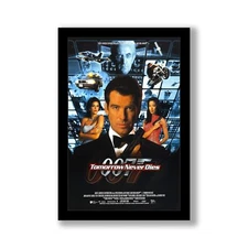 TOMORROW NEVER DIES - 11x17 Framed Movie Poster by Wallspace