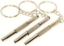 NEW 3 Pcs 3 in 1 Mini Tool Key Chain Eyeglasses Watch Phone Repair Screwdriver