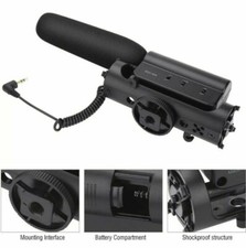 Takstar SGC-598 Shotgun Video Microphone Camera Interview Recording Mic for DSLR