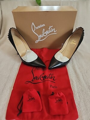 Christian Louboutin Zappa 100 Kid/Patent Heel Size 36.5 EUC