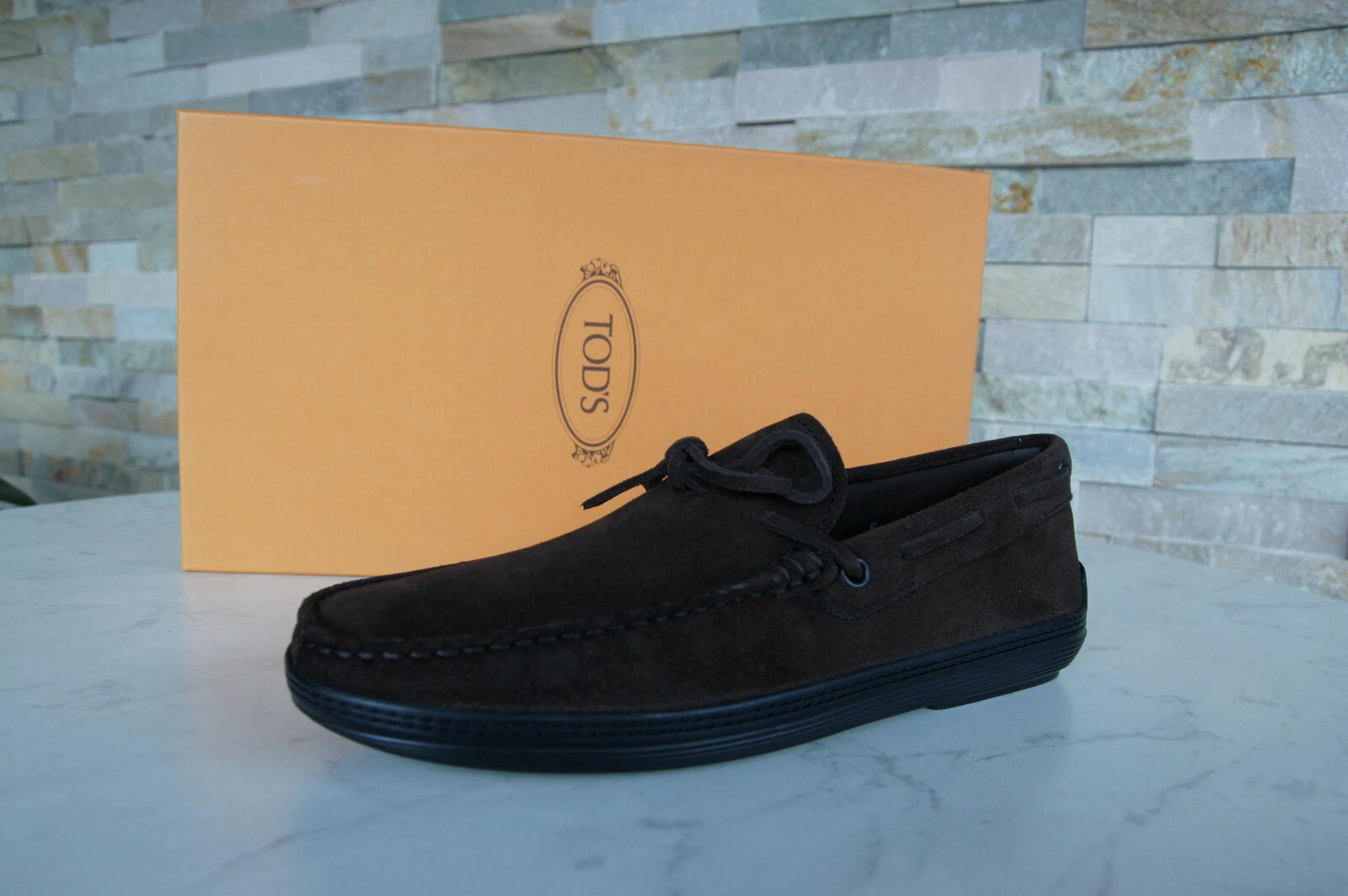 TOD’S Tod's Slipper taglia 40 6 scarpe mocassini marrone scuro nuove ex Prezzo consigliato 360 €