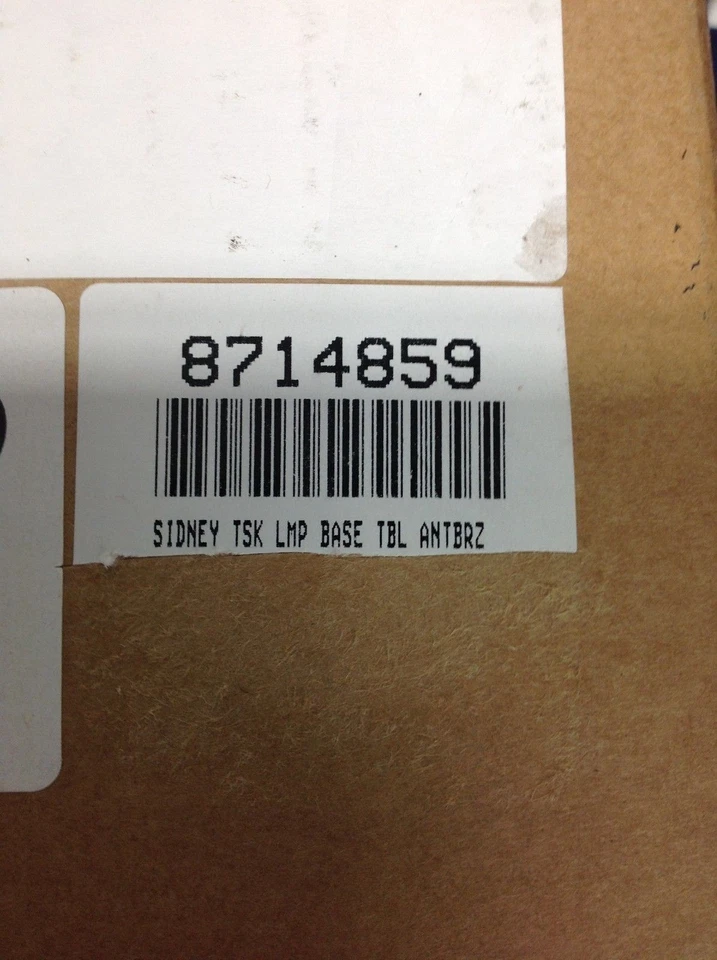 Luminária de mesa Pottery Barn Sidney vintage tarefa antiga BRNZ SEM SOMBRA - Imagem 4 de 4