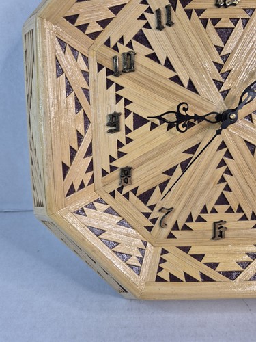 Handmade Wooden Inmate Prison Art Clock Lakeland Correctional Facility 2007 - Picture 10 of 13