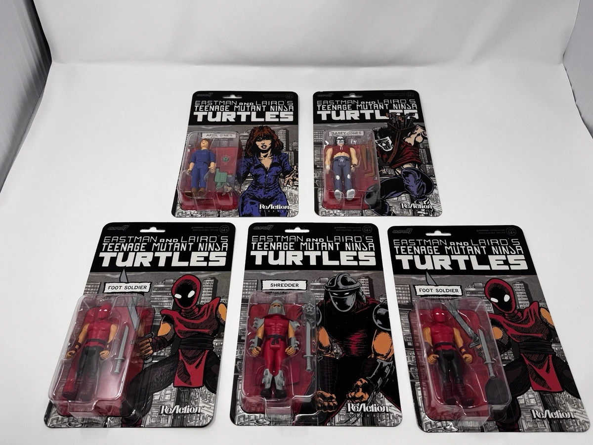 TMNT フィギュア 4体セット　スーパー7 リアクション　タートルズ レビュー】JOYTOY TMNT Figure タートルズ 4体セット 1/18 可動