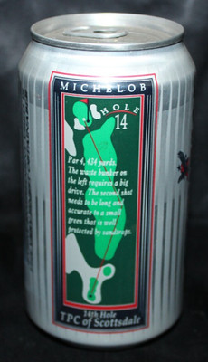 Missouri 12oz - Anheuser-Busch - MICHELOB DRY 1994 GOLF 14th Hole TPC Scottsdale