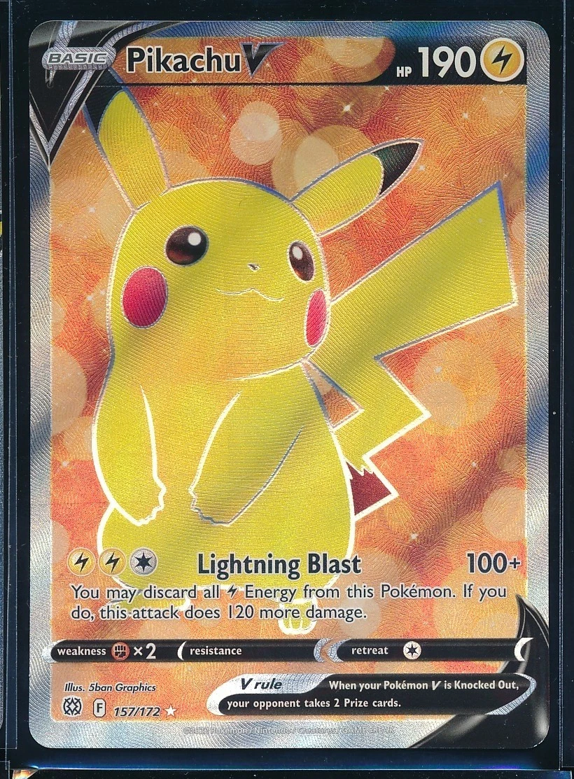 Pikachu V Pokémon TCG Cards for sale | eBay