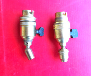 2 douilles a interrupteur pour lampe art deco