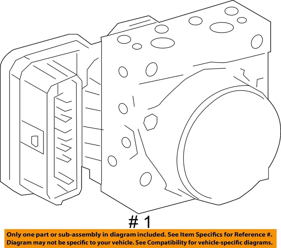 2019 2020 2021 LEXUS ES300H FWD 2.5L ANTI BRAKE LOCK ABS PUMP MODULE 47070-33050 - Image 4 of 4