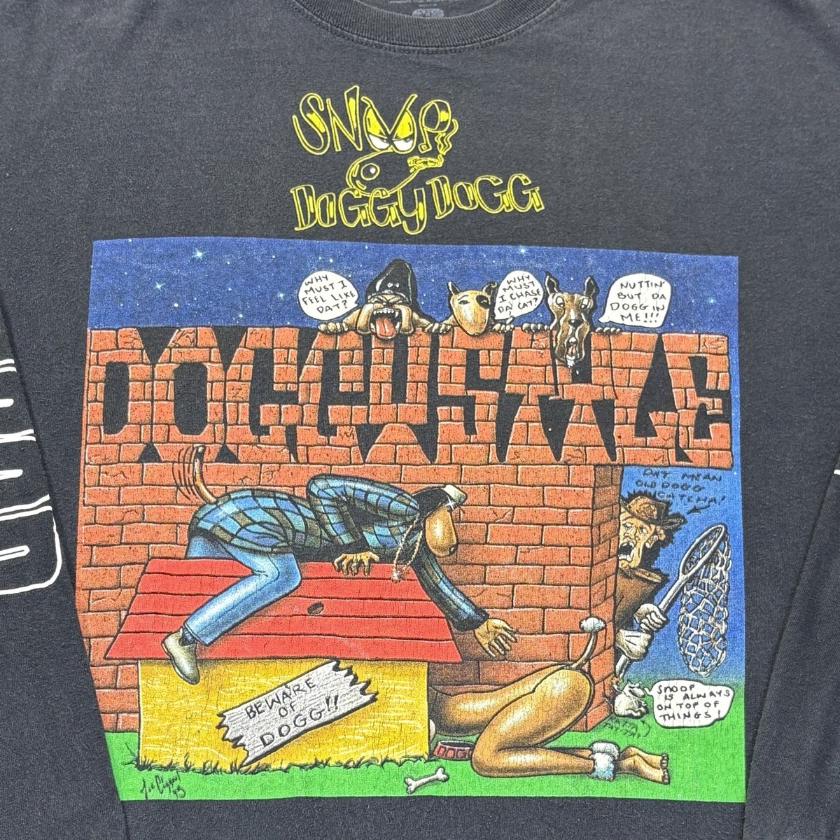Vintage Snoop Dogg Doggystyle Long Sleeve T-Shirt XL Retro