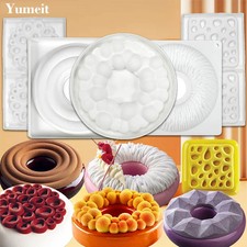Stampo per torta mousse rotonda in silicone per cioccolato e dessert fai da te