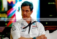 Toto Wolff Mercedes F1 Team Principal Signed 7.5 x 5 Photograph **With COA**