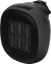 Russell Hobbs RHPH7001 700W Compact Portable Black Ceramic Plug in Fan Heater