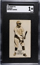 1919 ZEE-NUT SPANGLER NNO POOR SPRANGER ZEENUT SGC 1 SALT LAKE CITY BEES