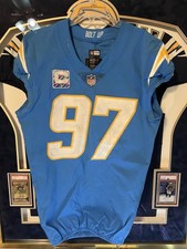 Joey Bosa Game Used Los Angeles Chargers Jersey PSA/NFL Auction Famous Jersey!