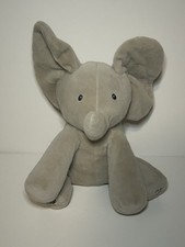 GUND Baby Animated Flappy The Elephant Plush Toy Sings Plays Peek A Boo