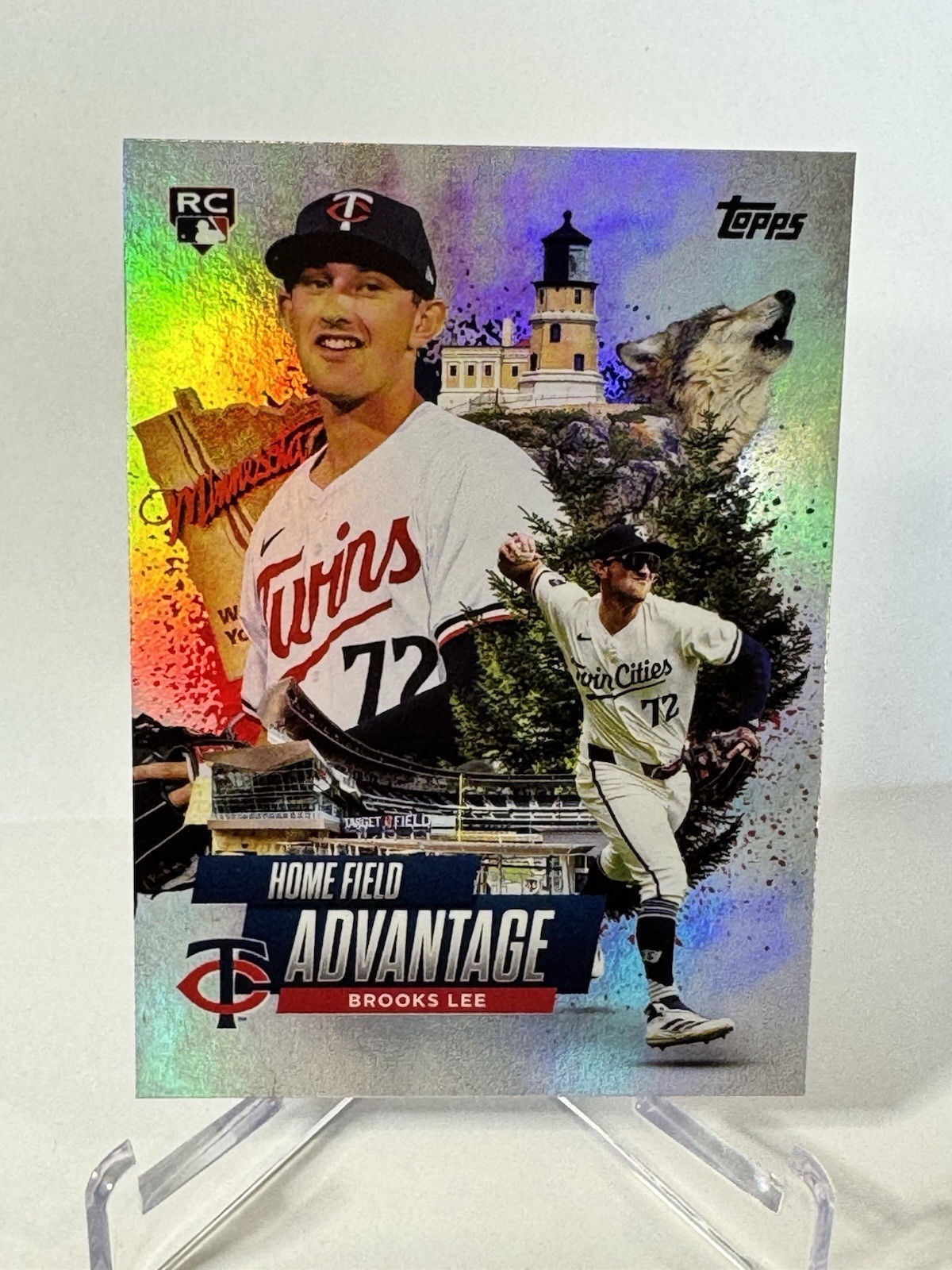 2025 Topps Series 1 Home Field Advantage Brooks Lee RC #HA-12 Twins