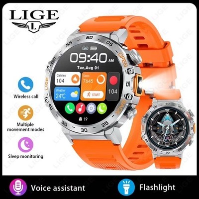 2026 Smartwatch Herren mit Telefonfunktion Armbanduhr Watch Für IOS Android 