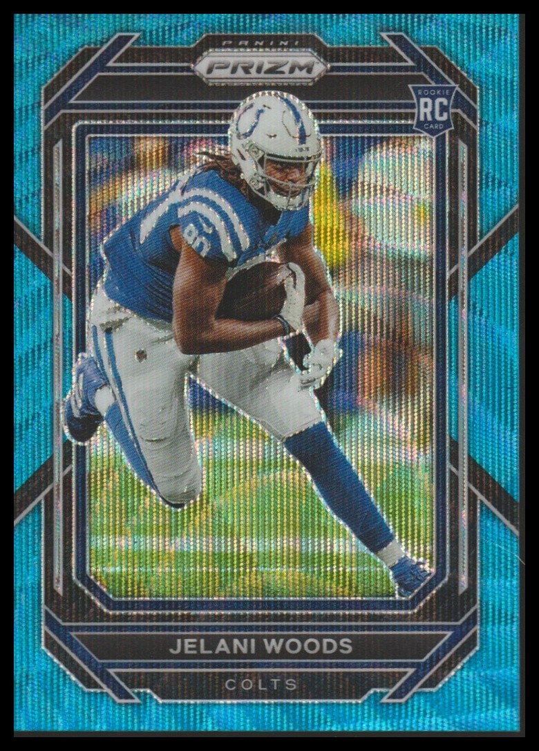 Jelani Woods Panini Prizm #359 Blue Wave