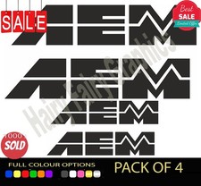 4x Aem Vinyl Vinyl Sticker Decal Car Window Bumper Race Livery Mod Graphics 4x Aem Vinyl Vinyl Sticker Decal Car Window Bumper Race Livery Mod Graphics