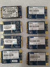 Lot of 8 Mixed Brand 128GB (7pcs) and 64GB (1pc) mSATA SSD