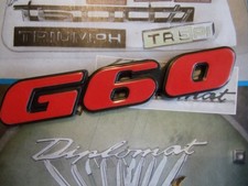 Emblem Schriftzug Heck G60 für VW Corrado Golf Passat