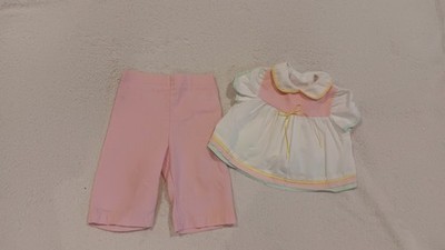 Vintage 80's Baby Girl Outfit Size 6-9 Months 