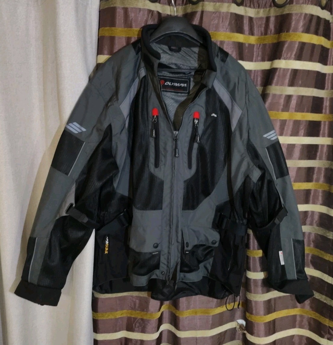 Olympia Dakar 2 Adventure 3-Pc System Jacket  3XL  Gray – CE Armor Motorcycle Ja