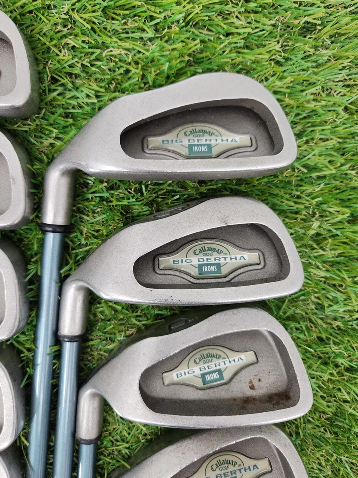 LEFTY CALLAWAY 1990S BIG BERTHA IRON SET 3-PW,SW (MISSING GW) LADIES GEMS FAIR - Image 4 of 4