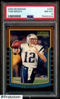 2000 Bowman #236 Tom Brady New England Patriots RC Rookie PSA 8 NM-MT