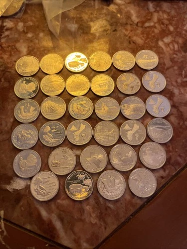 33 90% Silver PROOF Quarters $8.25 Face Value