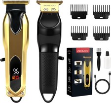 Hair Clippers for Men, Rechargeable Men's Beard Trimmer  Clippers, Cordless Gro