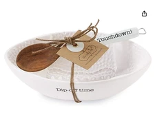 Mud Pie Footbal Mini Dip Set - Dip Off Time