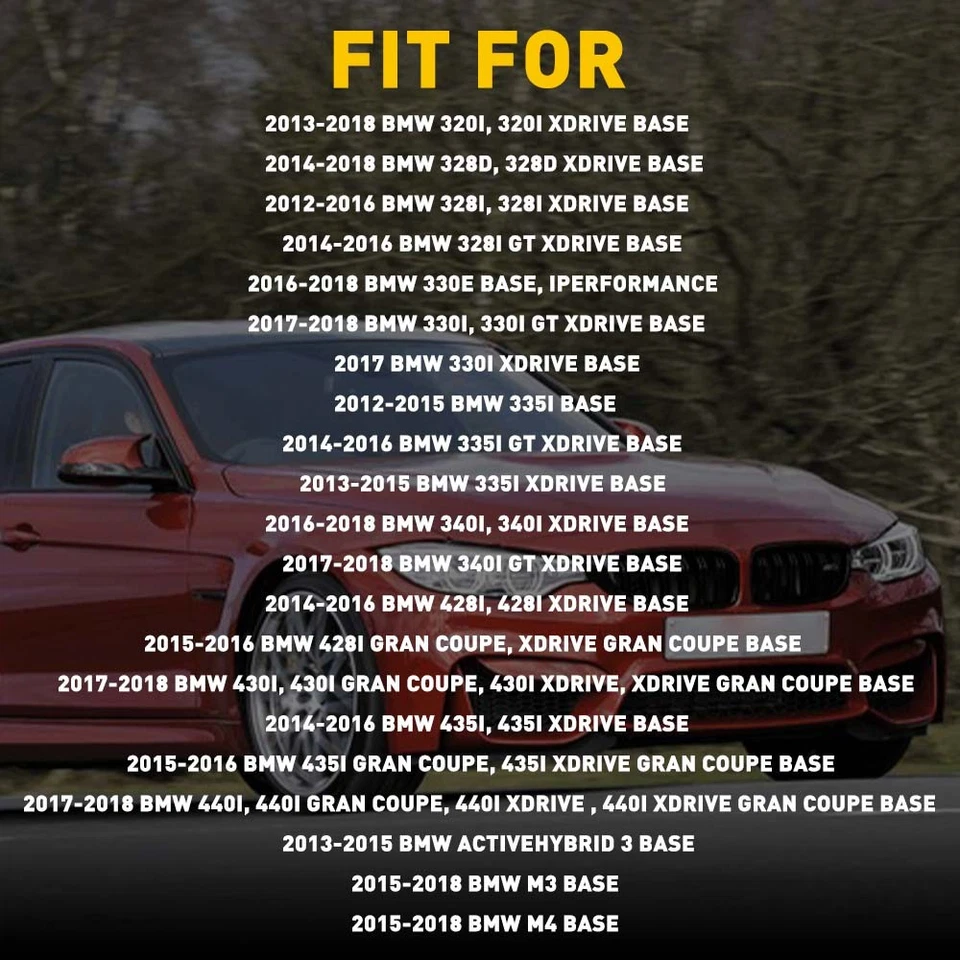 2X Apoyabrazos de manija de puerta interior negro para BMW 428i 2014-2016, 428i xDrive Base Foto 2 de 4