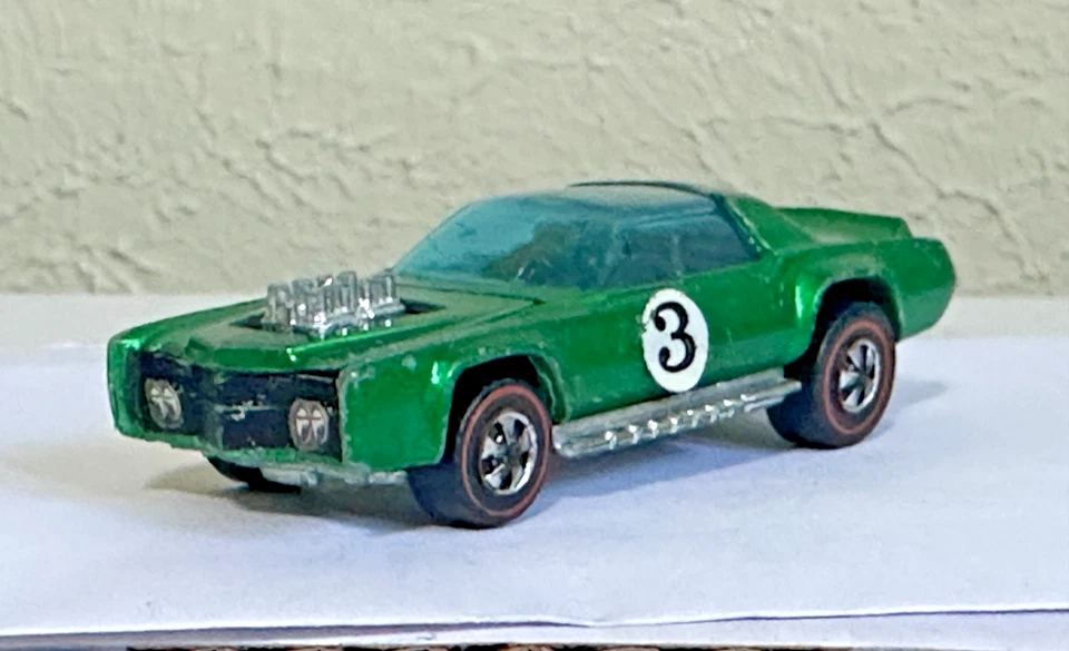 Hot Wheels Redline Vintage 1969 Sugar Caddy verde con interior oscuro hallazgo raro Foto 2 de 4