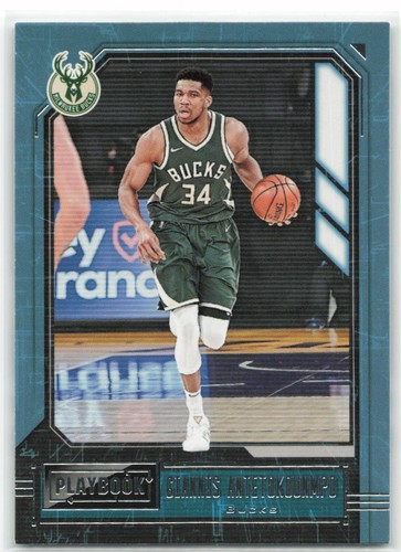 2020-21 Panini Chronicles Playbook Giannis Antetokounmpo #185 Milwaukee Bucks - Picture 1 of 2