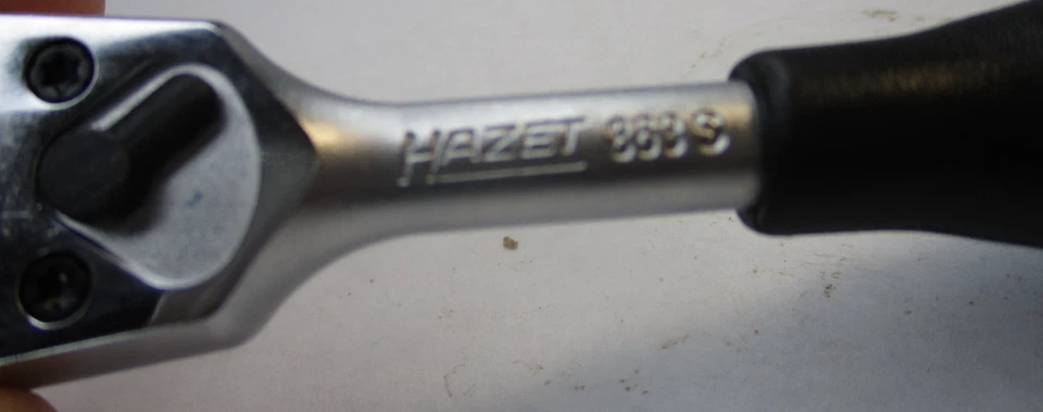 Hazet 863S 1/4" Drive 4.5" Quick Release Comfort Grip Ratchet Germany - Image 3 of 4