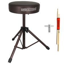 5 Core Drum Throne 3" Padded Comfortable 330Lb Capacity Drummer Stool Adjustable