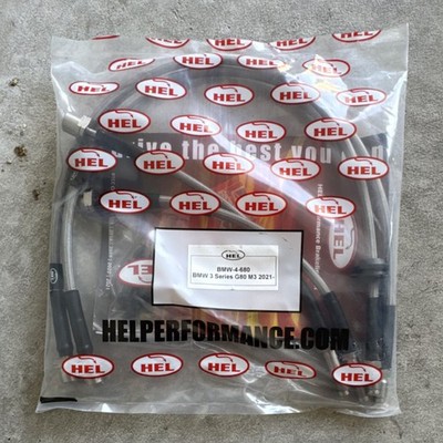 HEL Performance Braided Steel Brake Lines for BMW 3 Series G80 M3 (2021-)