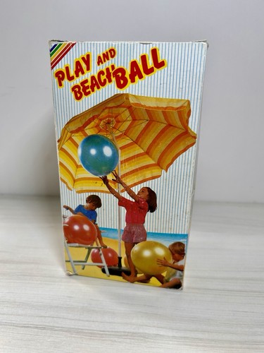 NEU Vintage 1980’s METTALIC BLUE Vinyl PLAY & BEACH BALL Made in ITALY 17.72” - Bild 4 von 11