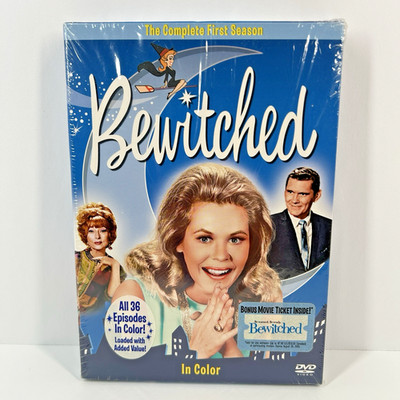 Bewitched Complete First Season DVD 4-Disc Set Factory Sealed 36 Episodes Color