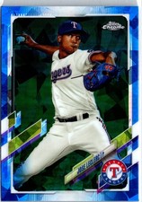 2021 Topps Chrome Sapphire Edition - Jose Leclerc #396 Texas Rangers