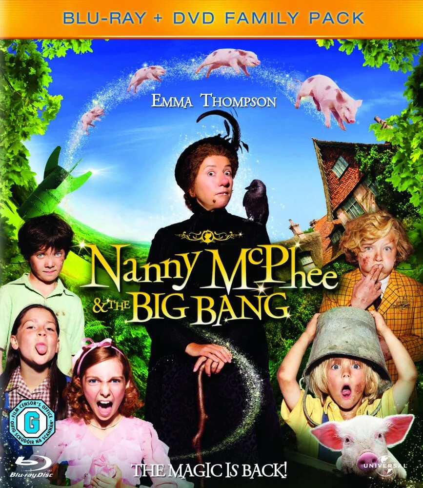 Nanny Mcphee & The Big Bang [Region Free] Blu-Ray + DVD