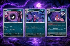 Gastly, Haunter, Gengar Set - Near Mint - Pokemon TCG