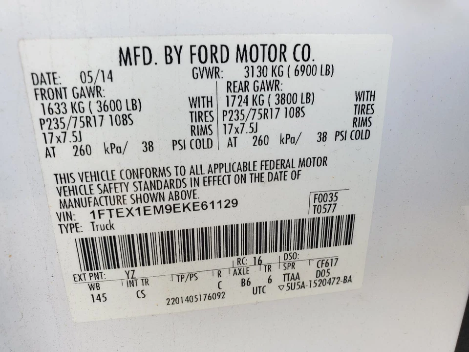 Transfer Case Electronic Shift On The Fly Fits 12-14 FORD F150 PICKUP 379411 Foto 4 de 4