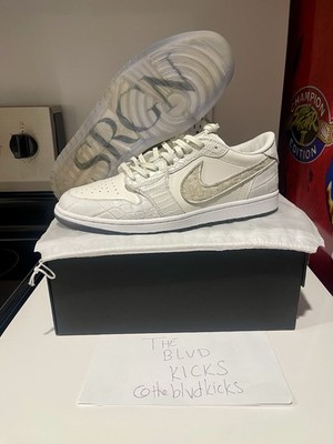 THE SHOE SURGEON x NIKE AIR JORDAN 1 LOW DIOR IVORY 11.5