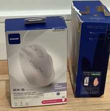 ELECOM Wired USB Ergonomic Shape Mouse Silent Click Right Hand 2000DPI 5