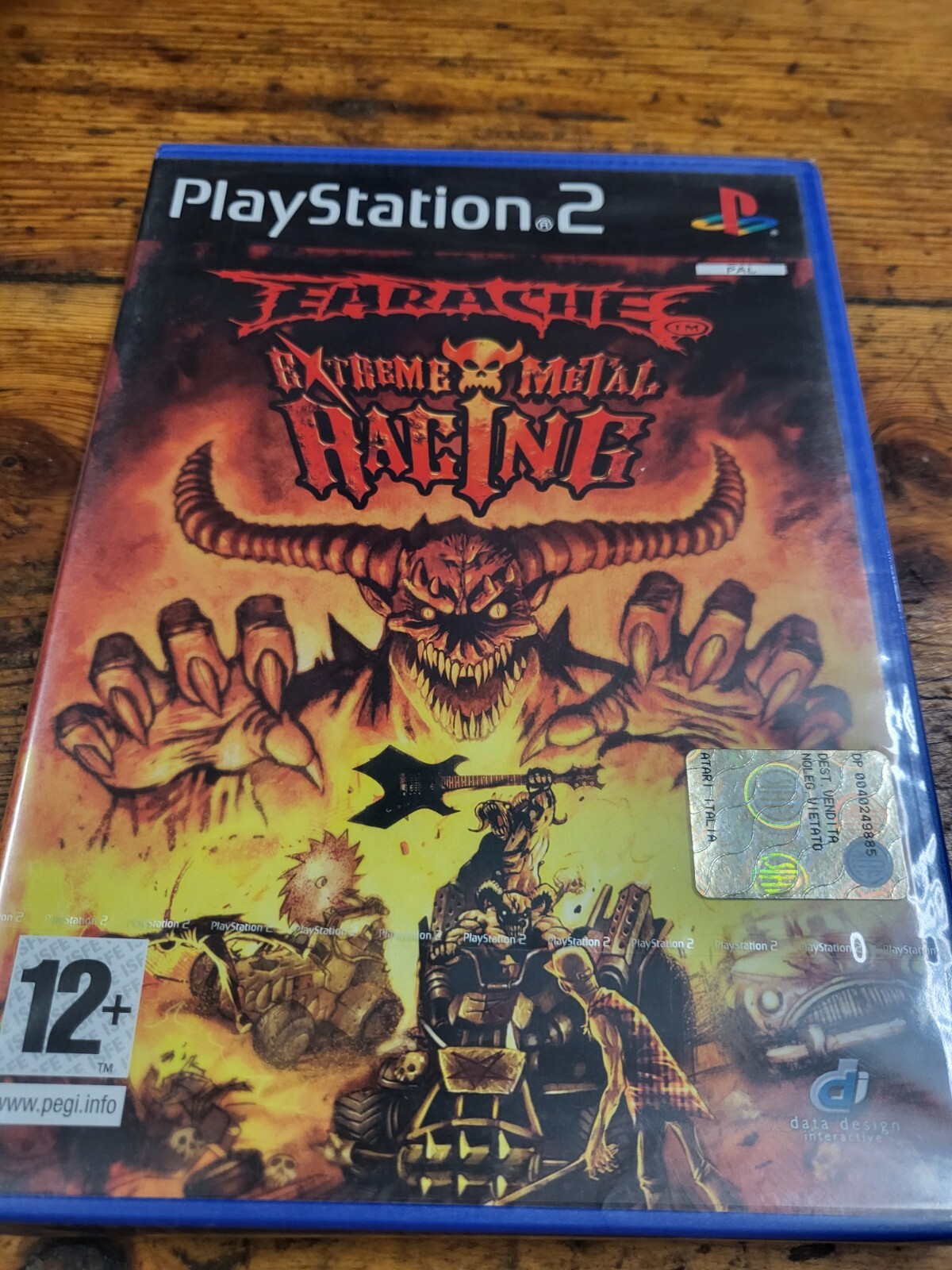 PS2 Sealed Earache Extreme Metal Racing Pal Ita