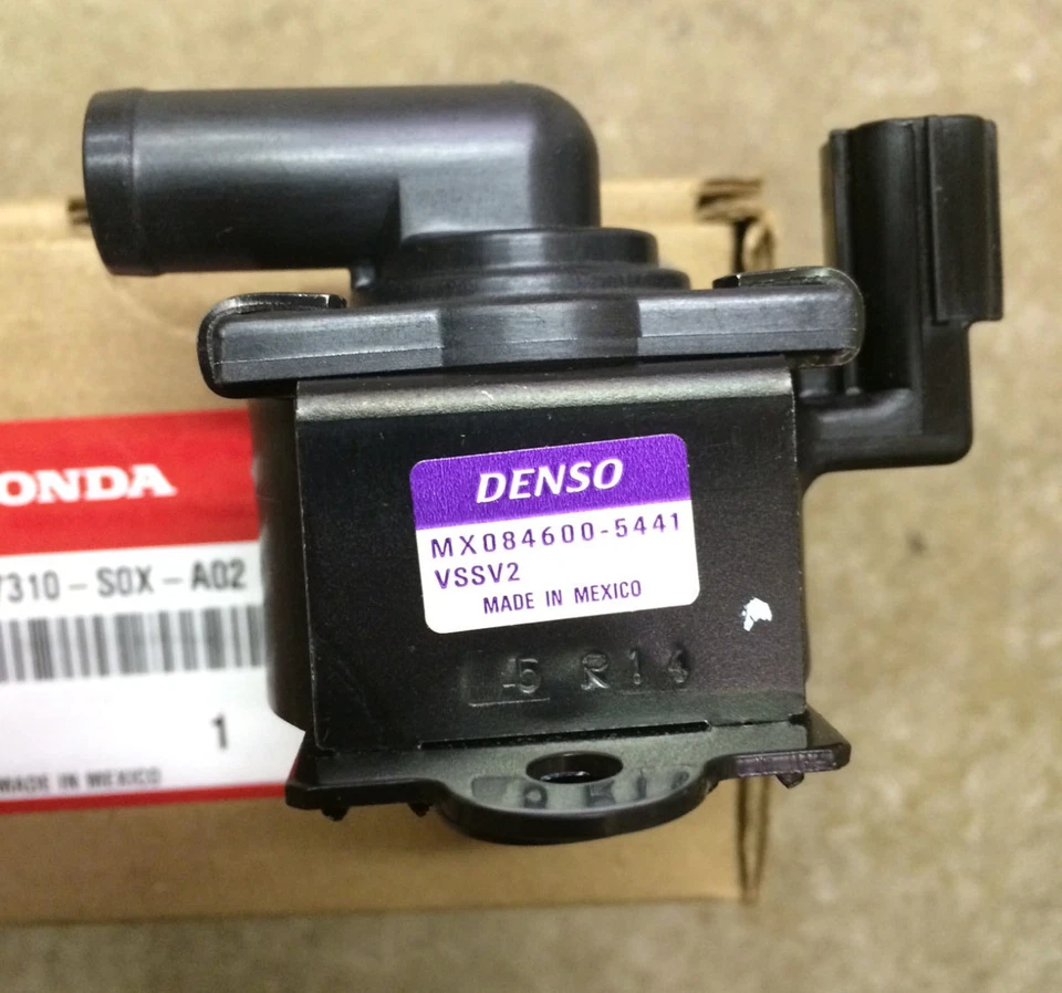 Válvula de cierre de ventilación de bote CVS genuina OEM Honda Accord Civic Odyssey Foto 3 de 4