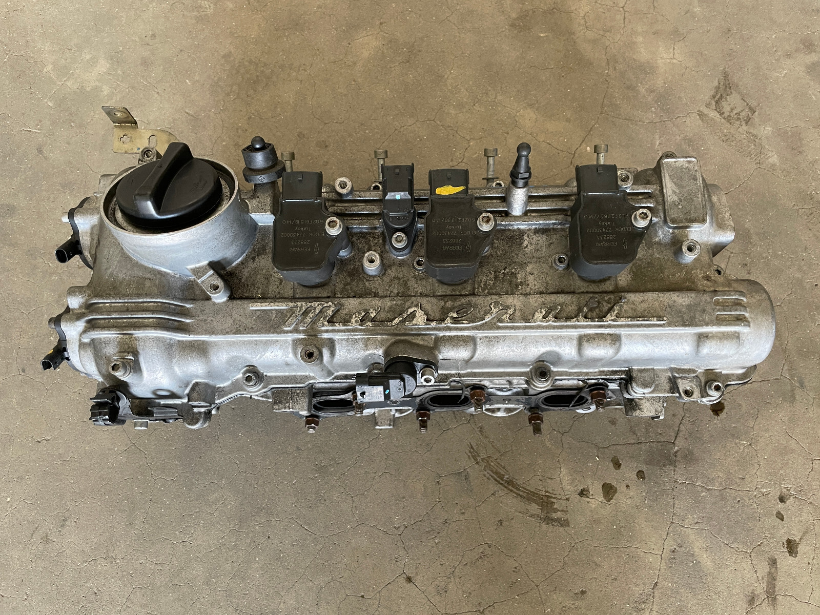 14-20 MASERATI GHIBLI LEFT DRIVER SIDE ENGINE CYLINDER HEAD 1376 OEM