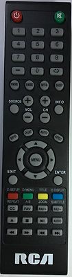 RCA TV/DVD Combo Remote Control RCA and Proscan Combos PLEDV2213AD, PLEDV2213A-D